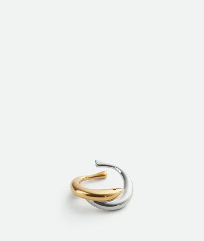 Bottega Veneta Sardine Ring In Gold