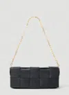 Bottega Veneta Baguette Pochette Shoulder Bag In Black