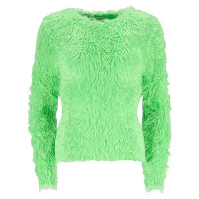 Pre-owned Bottega Veneta Balenciaga Oversoft Fluffy Sweater/jumper In Green