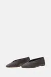 Bottega Veneta Fondant Intrecciato Lambskin Rosa Ballet Flats In Brown