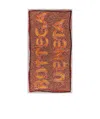 Bottega Veneta Banana Pattern Beach Towel In Brown