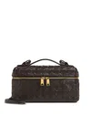Bottega Veneta Bang Bang Intrecciato Leather Vanity Case In Brown