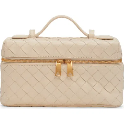 Bottega Veneta Bang Bang Intrecciato Suede Vanity Case