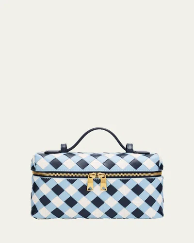 Bottega Veneta Bang Bang Leather Vanity Case In White