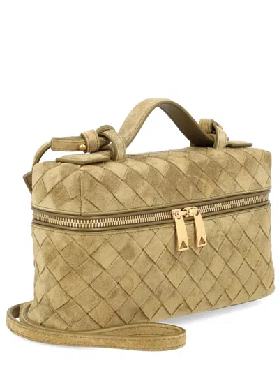 Bottega Veneta Bang Bang Top Handle Bag In Gold