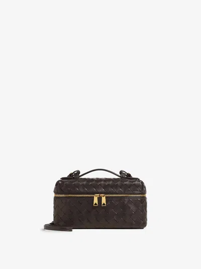 Bottega Veneta Bang Bang Vanity Case Bag In Brown