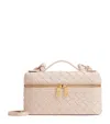 Bottega Veneta Intrecciato Leather Convertible Vanity Case In Pink