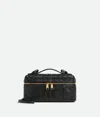 Bottega Veneta Bang Bang Vanity Intrecciato Leather Tote In Black