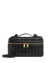 Bottega Veneta Bang Bang Vanity Intrecciato Leather Tote In Black/gold