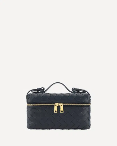 Bottega Veneta Bang Bang Vanity Case Shoulder Bag In Blue