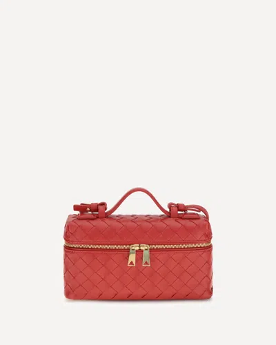 Bottega Veneta Borsa A Tracolla Bang Bang Vanity Case In Red