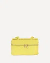 Bottega Veneta Bang Bang Intrecciato Leather Vanity Case In Yellow