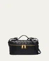 Bottega Veneta Bang Bang Vanity Intrecciato Leather Crossbody Bag In Black