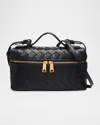 Bottega Veneta Bang Bang Vanity Intrecciato Leather Crossbody Bag In Black
