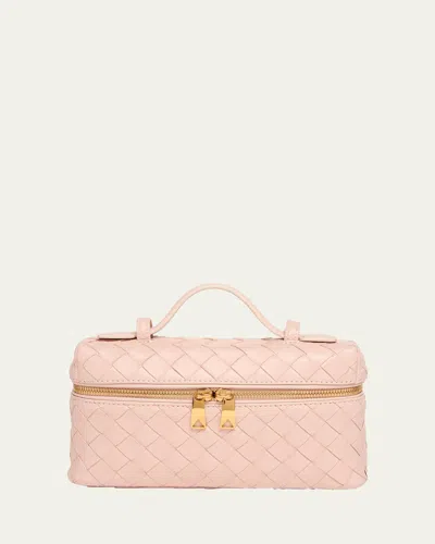 Bottega Veneta Bang Bang Vanity Intrecciato Leather Crossbody Bag In Cameo