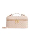 Bottega Veneta Intrecciato Leather Convertible Vanity Case In Nude