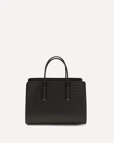 Bottega Veneta Barbara Tote Bag In Black