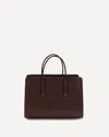 Bottega Veneta Rectangular Tote Bag In Burgundy