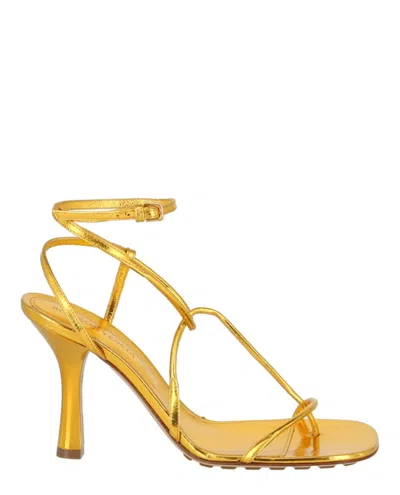 Bottega Veneta Barely There Metallic Heels