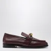 Bottega Veneta Barolo Brown Leather Astair Metallic Knot Loafer In Brown