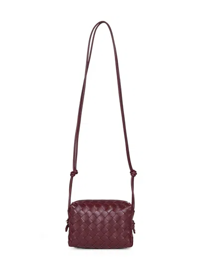 Bottega Veneta Barolo Mini Loop Crossbody Bag In Red