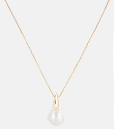 Bottega Veneta 18kt Gold Pearl Necklace
