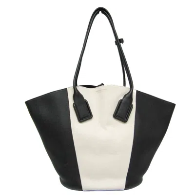 Pre-owned Bottega Veneta Basket Black Leather Tote Bag ()