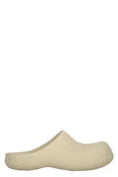 Pre-owned Bottega Veneta Beebee Sabots In White