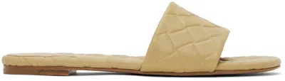 Bottega Veneta Braided Pattern Amy Flat Mule Shoes In Brown