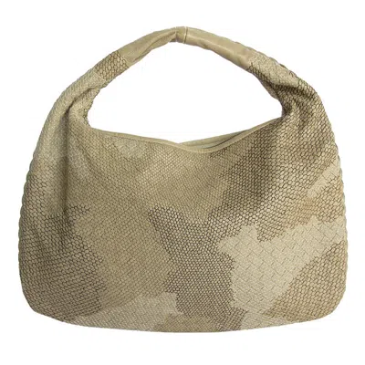 Pre-owned Bottega Veneta Beige Brown Leather Shoulder Bag ()