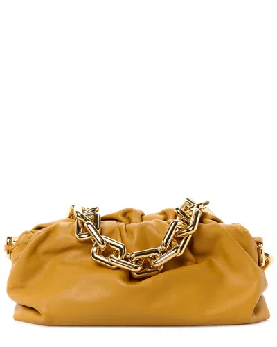 Bottega Veneta Beige Calfskin Leather The Pouch Chain (authentic Pre-loved)
