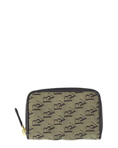 Pre-owned Bottega Veneta Beige Canvas Card Case (authentic Pre-loved) In Brown/beige