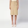 Bottega Veneta Midi Skirt In Beige