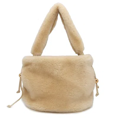 Pre-owned Bottega Veneta Beige Fur Tote Bag ()