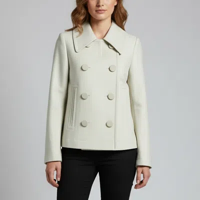 Pre-owned Bottega Veneta Beige Gabardine Double Breasted Caban Jacket S