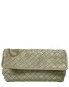 Bottega Veneta Beige Intrecciato Leather Butterfly Flap Clutch Bag (authentic  Pre-loved)