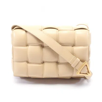 Pre-owned Bottega Veneta Beige Intrecciato Shoulder Bag ()