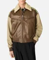 Bottega Veneta Multicolor Leather Bomber Jacket In Multi