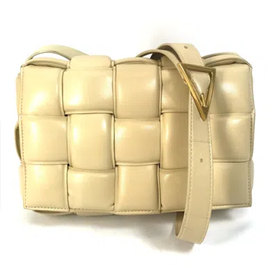 Pre-owned Bottega Veneta Beige Leather Shoulder Bag ()