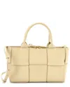 Bottega Veneta Beige Maxi Intrecciato Leather Arco Tote Mini (authentic Pre-  Loved)