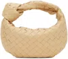 Bottega Veneta Beige Mini Jodie Bag In 9776 Porridge Gold