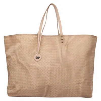 Pre-owned Bottega Veneta Beige Nylon Tote Bag ()