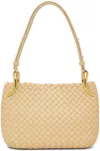 Bottega Veneta Beige Small Clicker Bag In 9796 Porridge M Bras