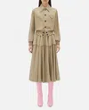 Bottega Veneta Cotton-blend Jacket In Beige