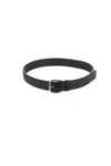 Bottega Veneta Adjustable Diamond Pattern Textured Belt In Blue