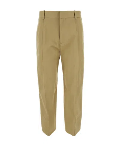 BOTTEGA VENETA BOTTEGA VENETA STRAIGHT LEG CROPPED TROUSERS