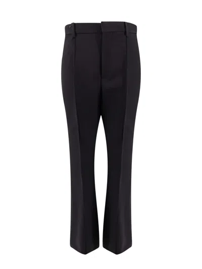 Bottega Veneta Belt-loop Casual Pants In Black