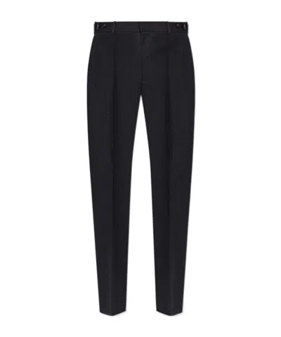 Bottega Veneta Belt-loop Casual Pants In Black