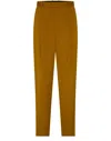 Bottega Veneta Powder-grain Wool Pants In Brown