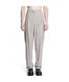 Bottega Veneta Pantaloni Di Lana A Righe Sottili In Multicolor